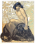Paul JOUVE (1878-1973) - La Chasse de Kaa, de Rudyard Kipling, 1930.